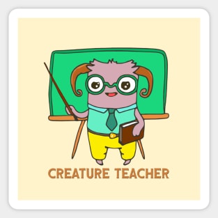 Creature Teacher Sticker